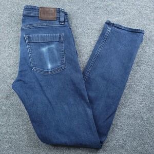 Revtown Pants Mens 31 Decade Denim Sharp Jeans Tapered Medium Wash